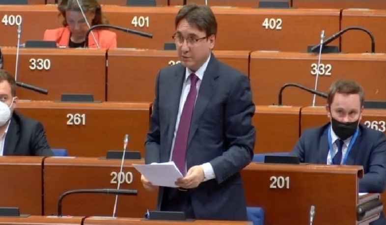 Արդյոք կա՞ ընկալում, որ Ադրբեջանի նախագահի կաղարգախոսն աղետի հստակ բաղադրատոմս է. Արմեն Գևորգյանը՝ ԵԽԽՎ-ում