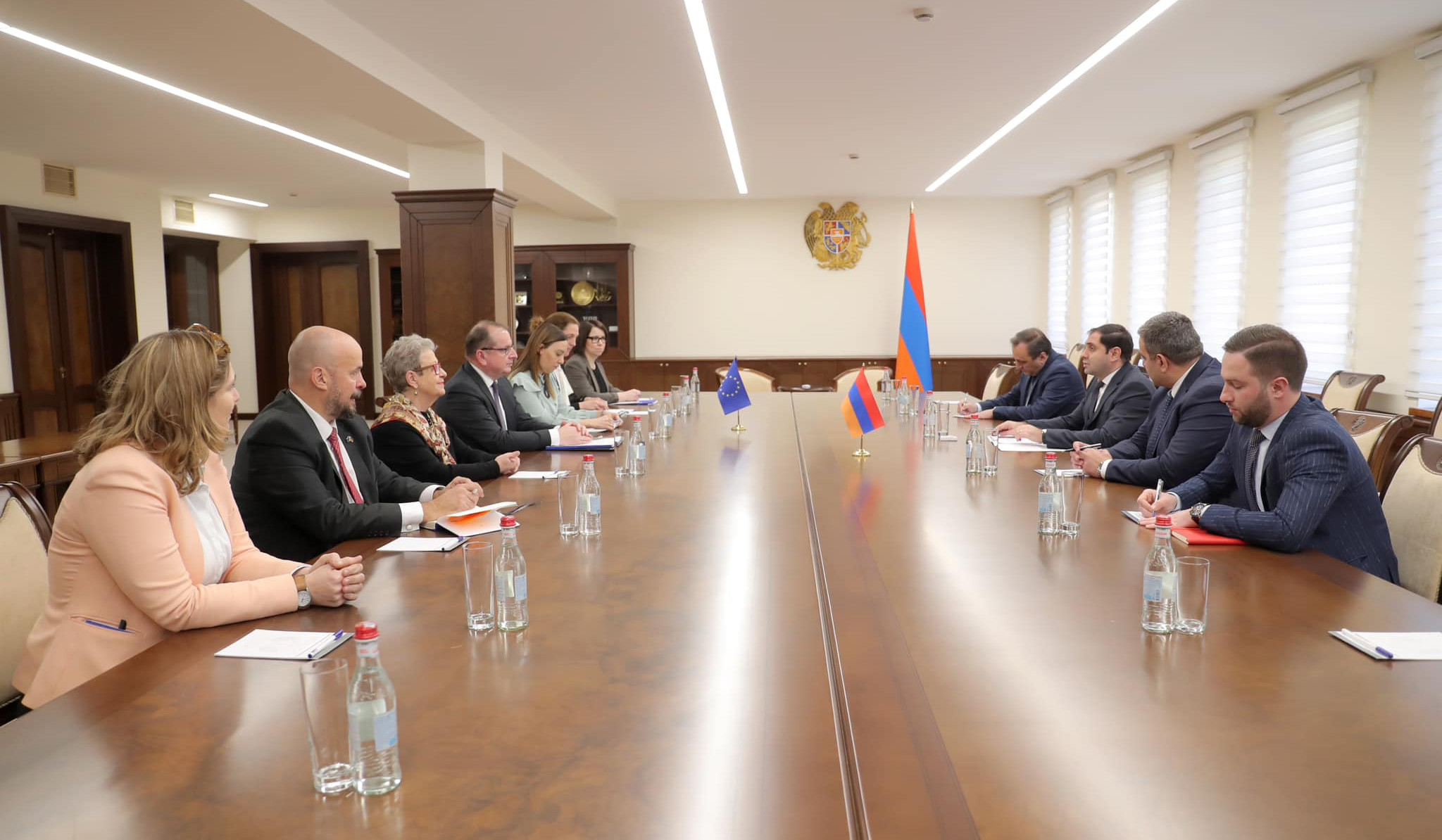 Սուրեն Պապիկյանն ընդունել է ԵՄ դիտորդական առաքելության ղեկավար Մարեկ Շիգելին