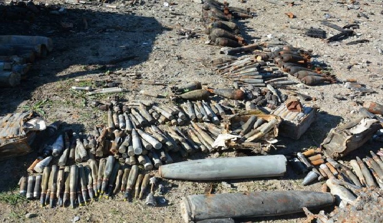 Նախորդ շաբաթ Արցախում հայտնաբերվել է շուրջ 2167 միավոր տարբեր տեսակի ու տրամաչափի ռազմամթերք