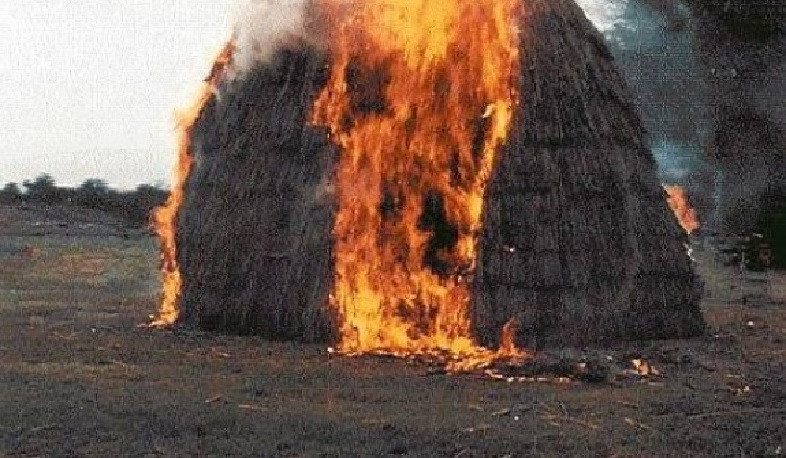 21-ամյա հարսը հրկիզել էր տանտիրոջ խոտի դեզը