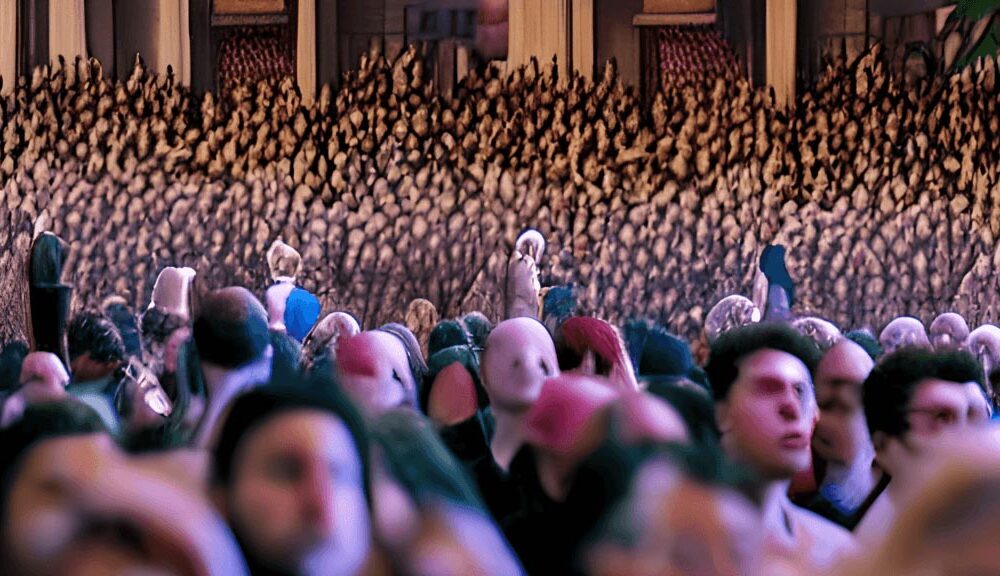 Crowd Without Face