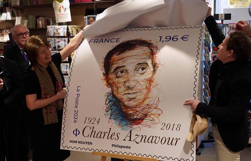 Ֆրանսիայում թողարկվել են Միսաք Մանուշյանին և Շառլ Ազնավուրին նվիրված նամականիշեր