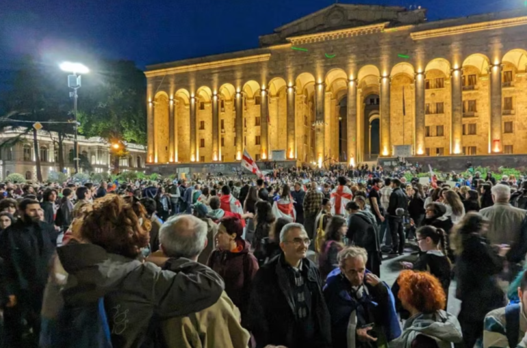 Թբիլիսիում ցուցարարները պատրաստվում են երթով գնալ ՆԳՆ