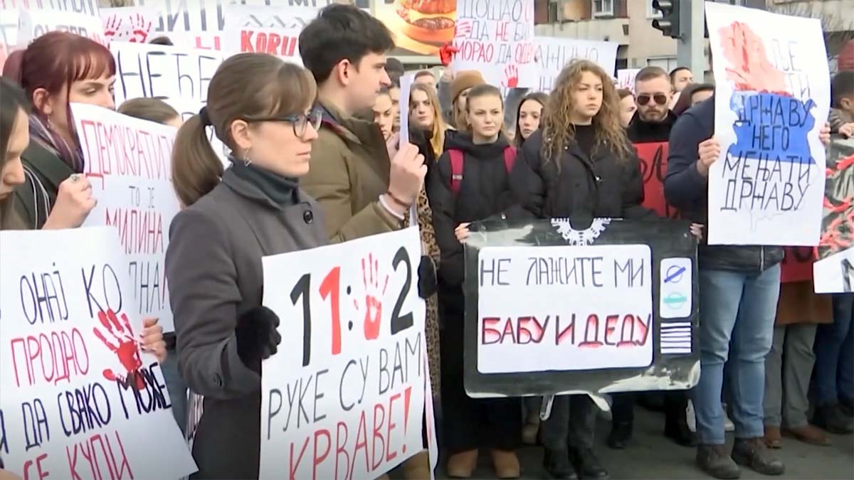 Սերբիայի ուսանողական բողոքի ակցիաները պահանջում են արդարություն և համաշխարհային ուշադրություն