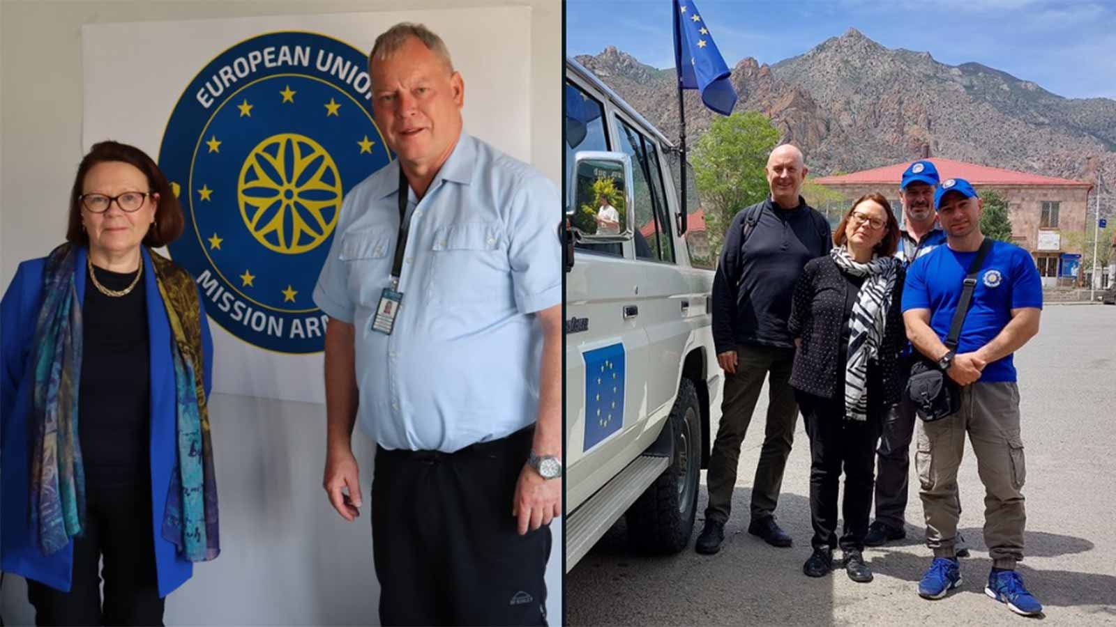 Ֆինլանդիայի դեսպանը հյուրընկալվել է ԵՄ դիտորդական առաքելությունում