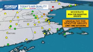 Կանադական անտառային հրդեհները տարածում են օդի որակի մտահոգությունները Նոր Անգլիայում