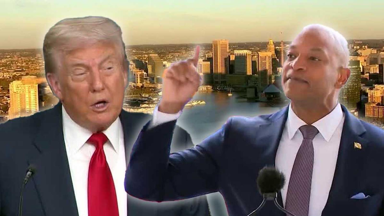 Նախագահ Թրամփն ու Մերիլենդի նահանգապետ Ուես Մուրը բախվում են Բալթիմորի հանցագործությունների մակարդակի, Ֆրենսիս Սքոթ Քի կամրջի վերականգնման ֆինանսավորման և Ազգային գվարդիայի դերի շուրջ: