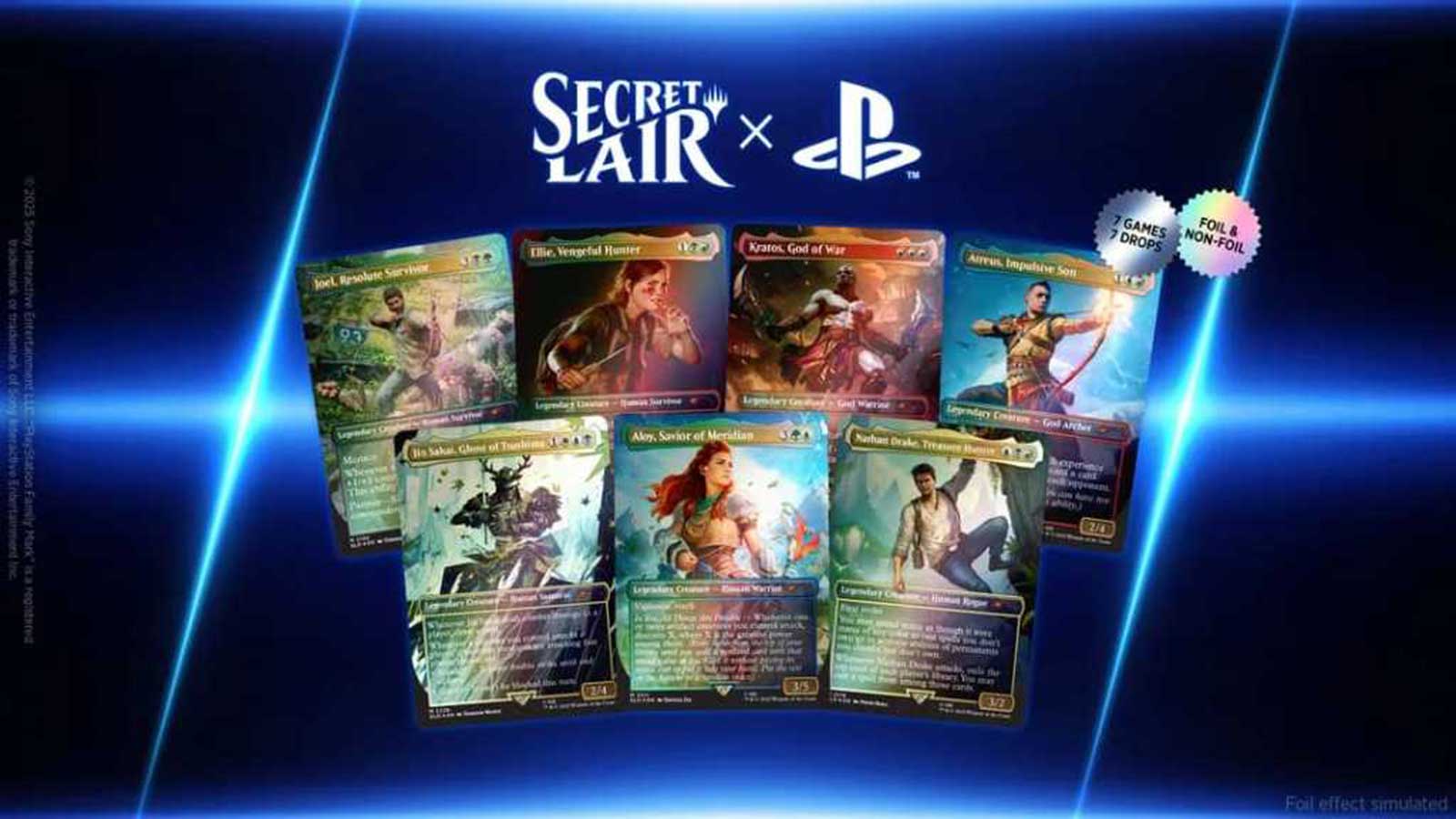 PlayStation-ի լեգենդները մուտք են գործում Magic: The Gathering Secret Lair-ը