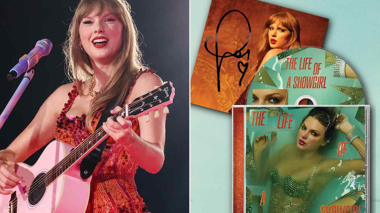 Թեյլոր Սվիֆթը ներկայացնում է «Showgirl» ալբոմի հաշվողիչն ու ստորագրված տարբերակները իր կայքում