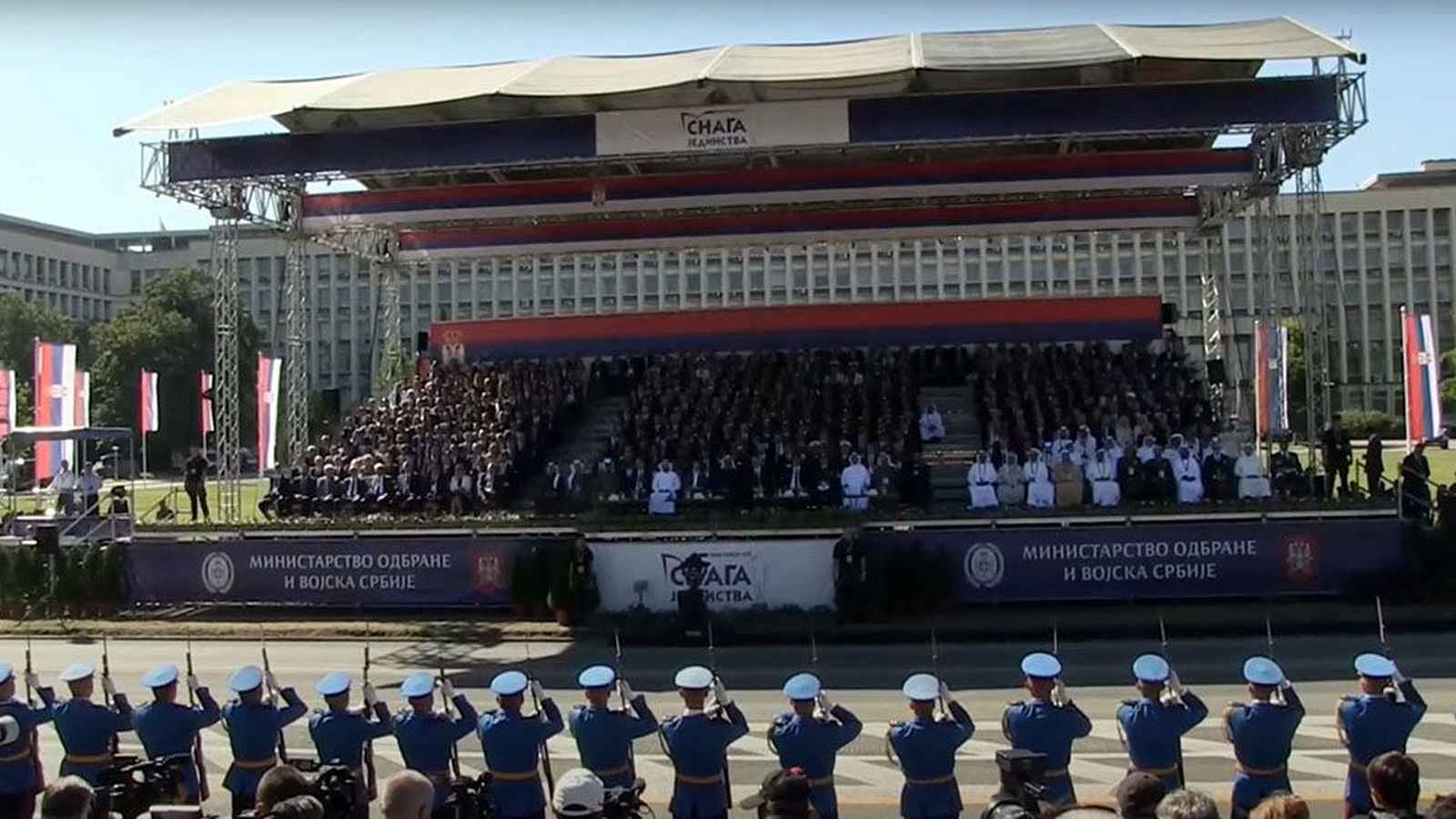 Բելգրադի ռազմական շքերթը՝ Սերբիայի դաշնակիցների ու ուժի ցուցադրություն