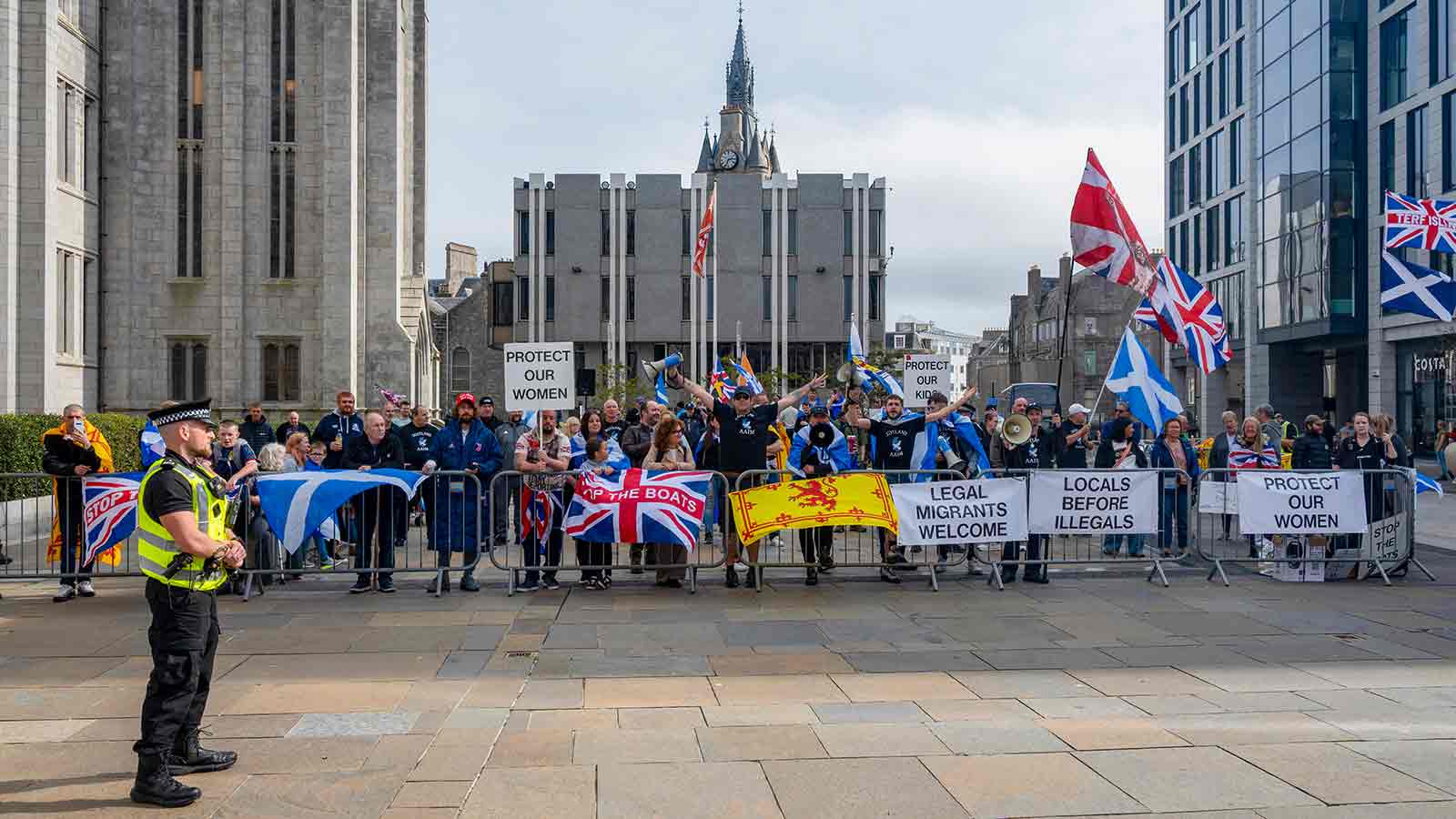 Anti-Immigrant Protest UK