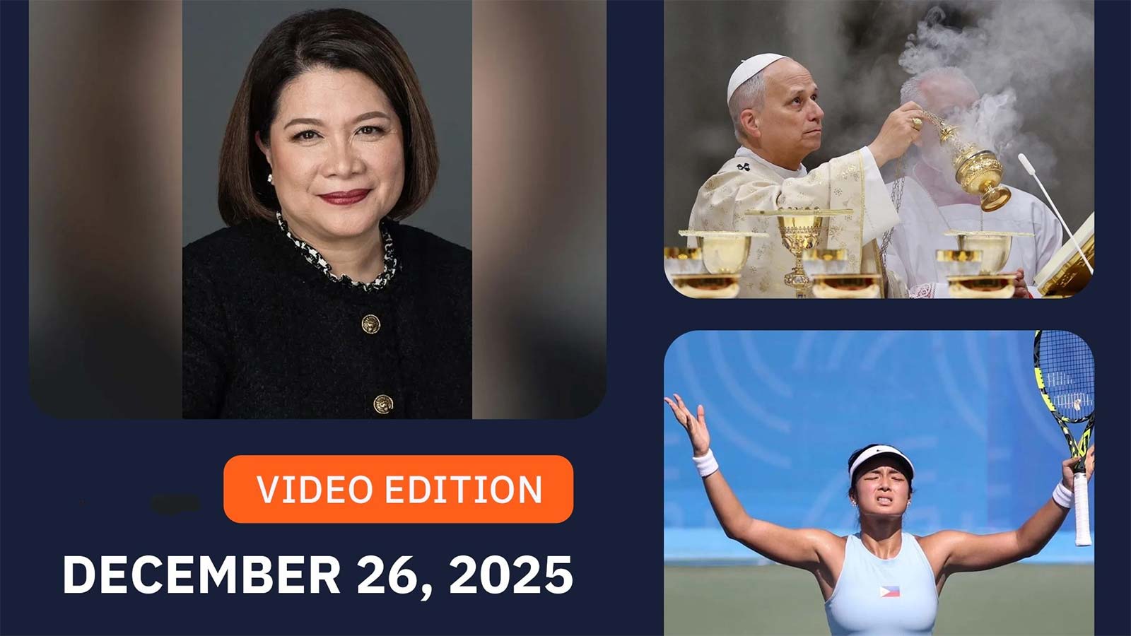 Ֆիլիպինների վերջին նորությունները. ICI-ի փոփոխություններ, Պապ Լեոյի ուղերձը, Ալեքս Էալայի հաջողությունները