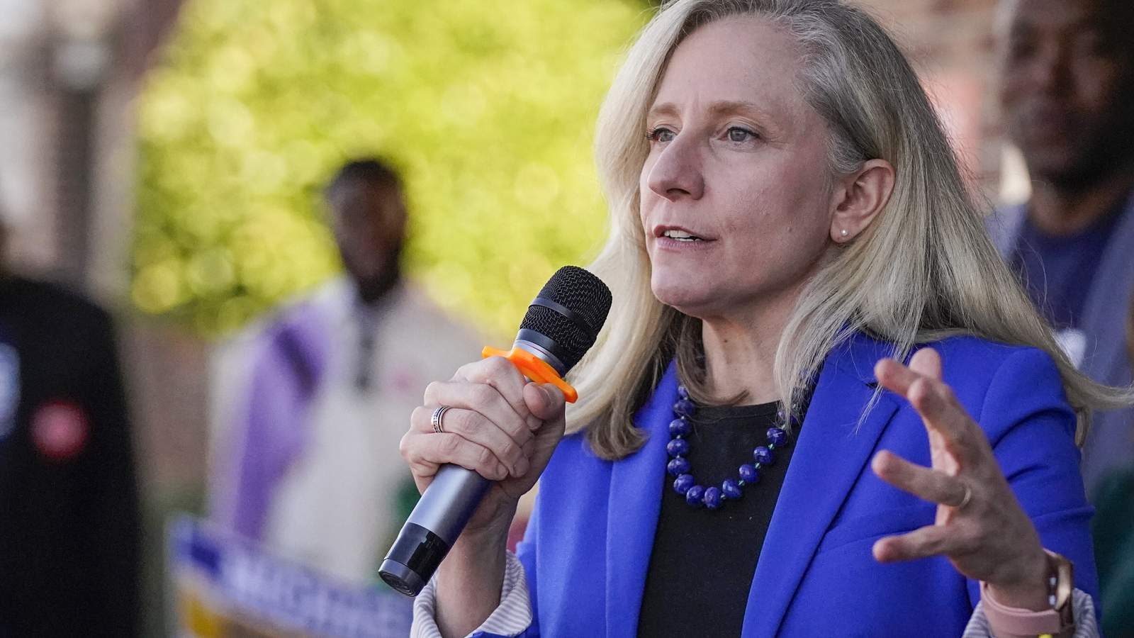 Abigail Spanberger and Carrie Chenery