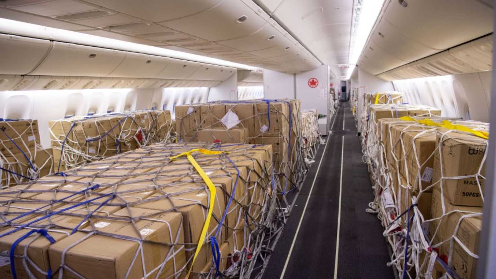 Air Canada aircraft on airport tarmac