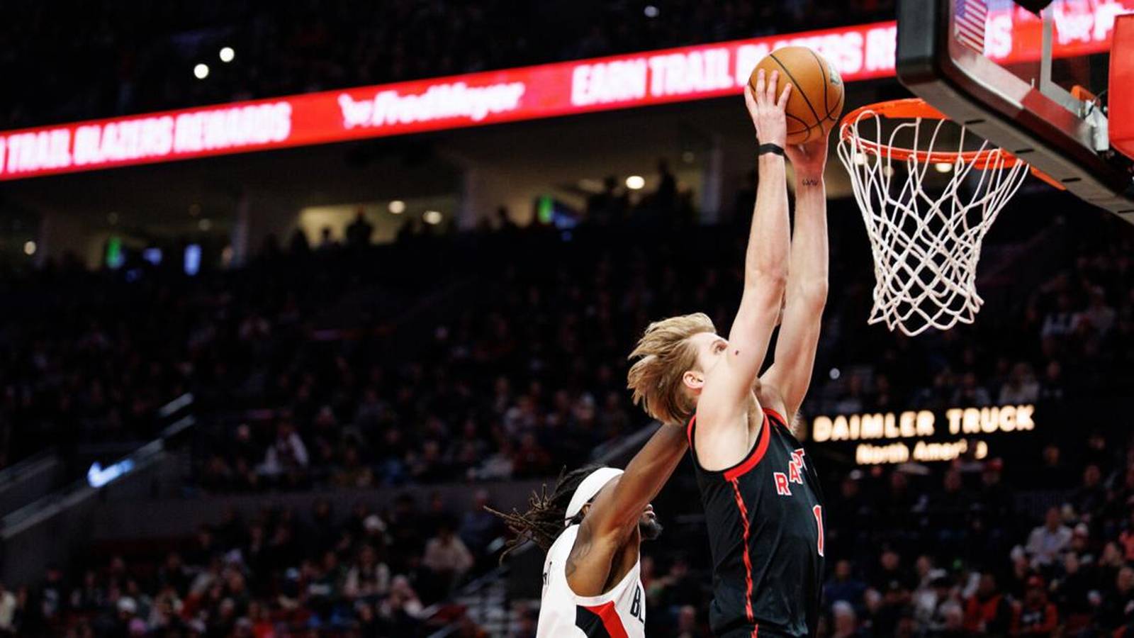 Brandon Ingram playing for Toronto Raptors