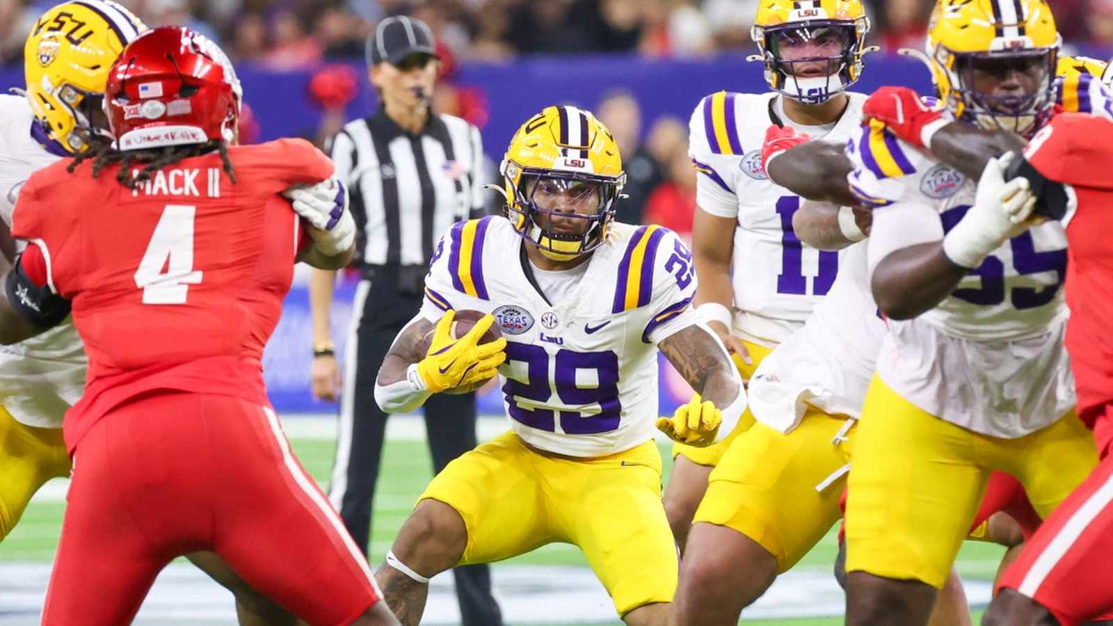 LSU football running back