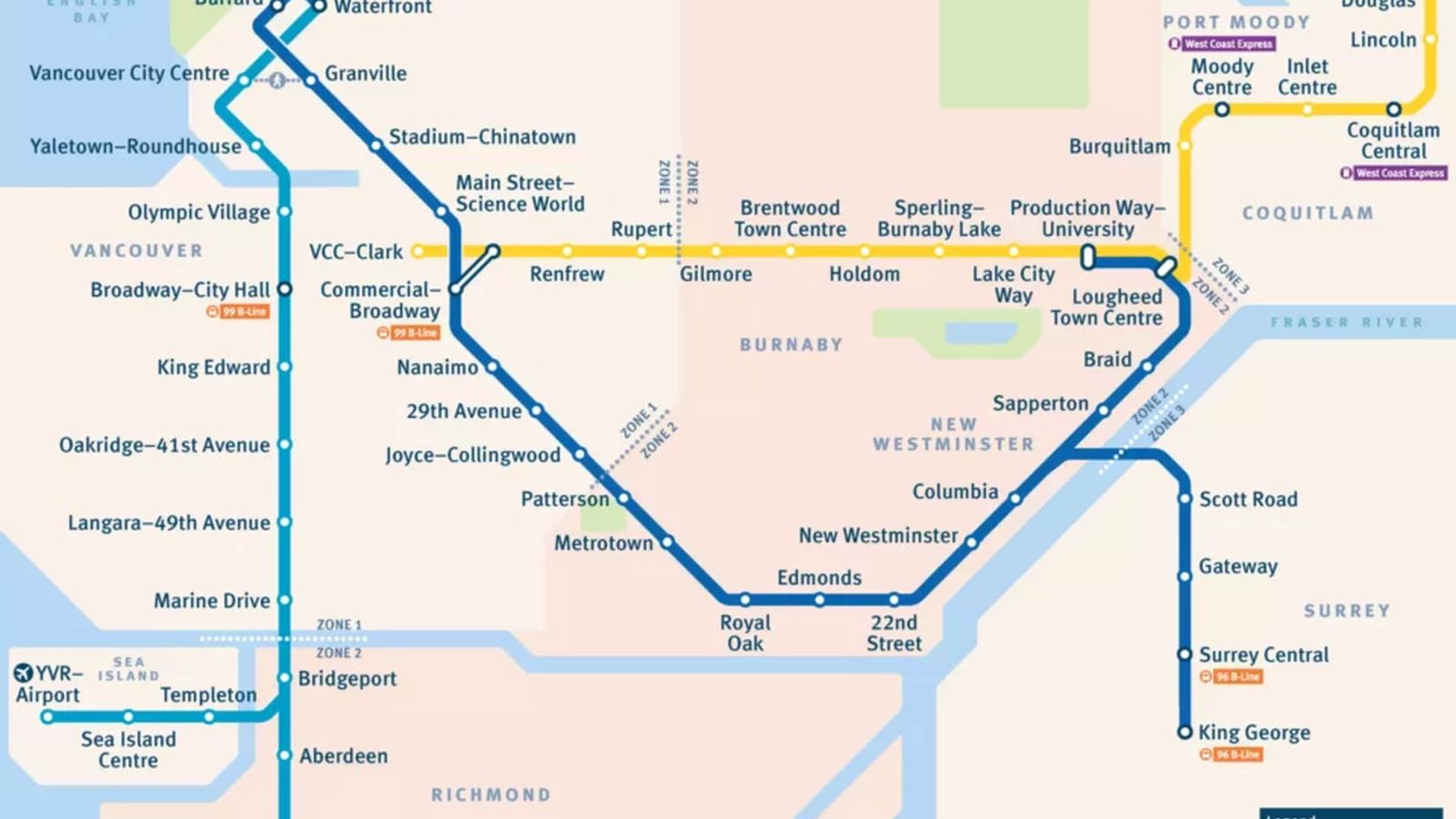 Canada Line SkyTrain platform