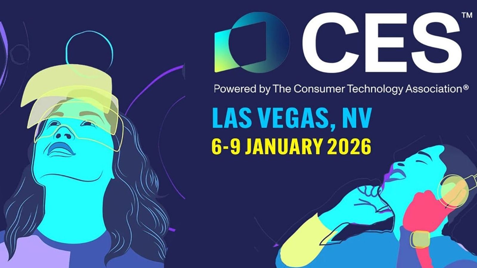 Attendees at CES 2026 tech exhibition