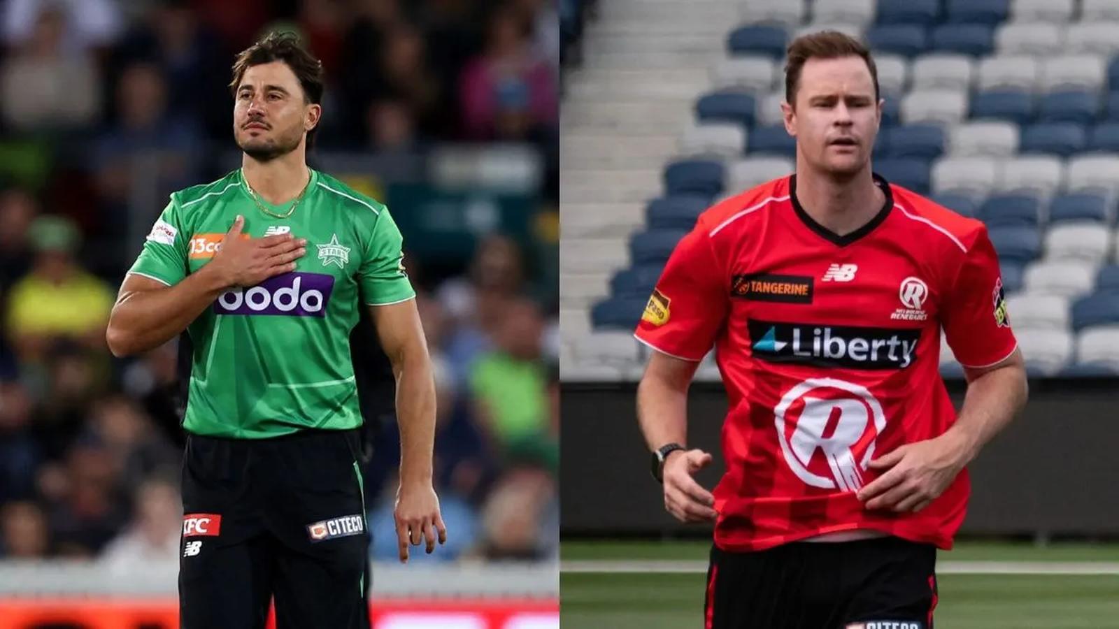 Players on a cricket field