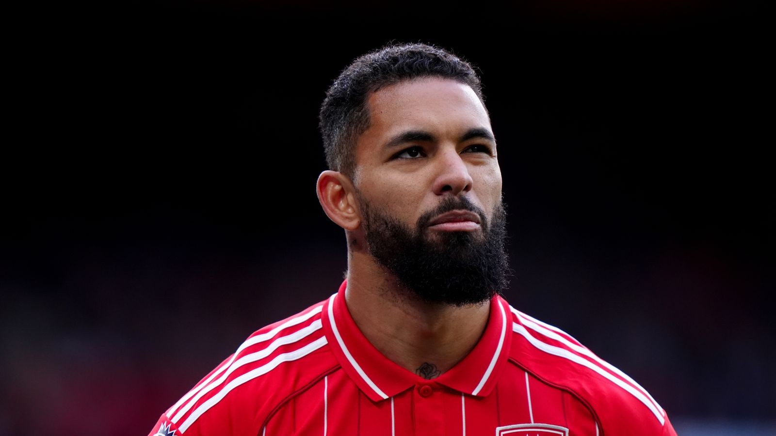 Douglas Luiz in Aston Villa kit