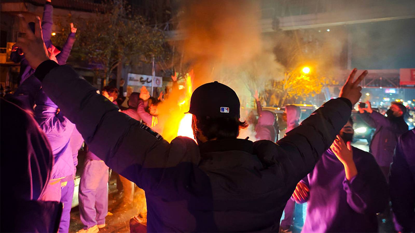 Iranian protester Erfan Soltanis image