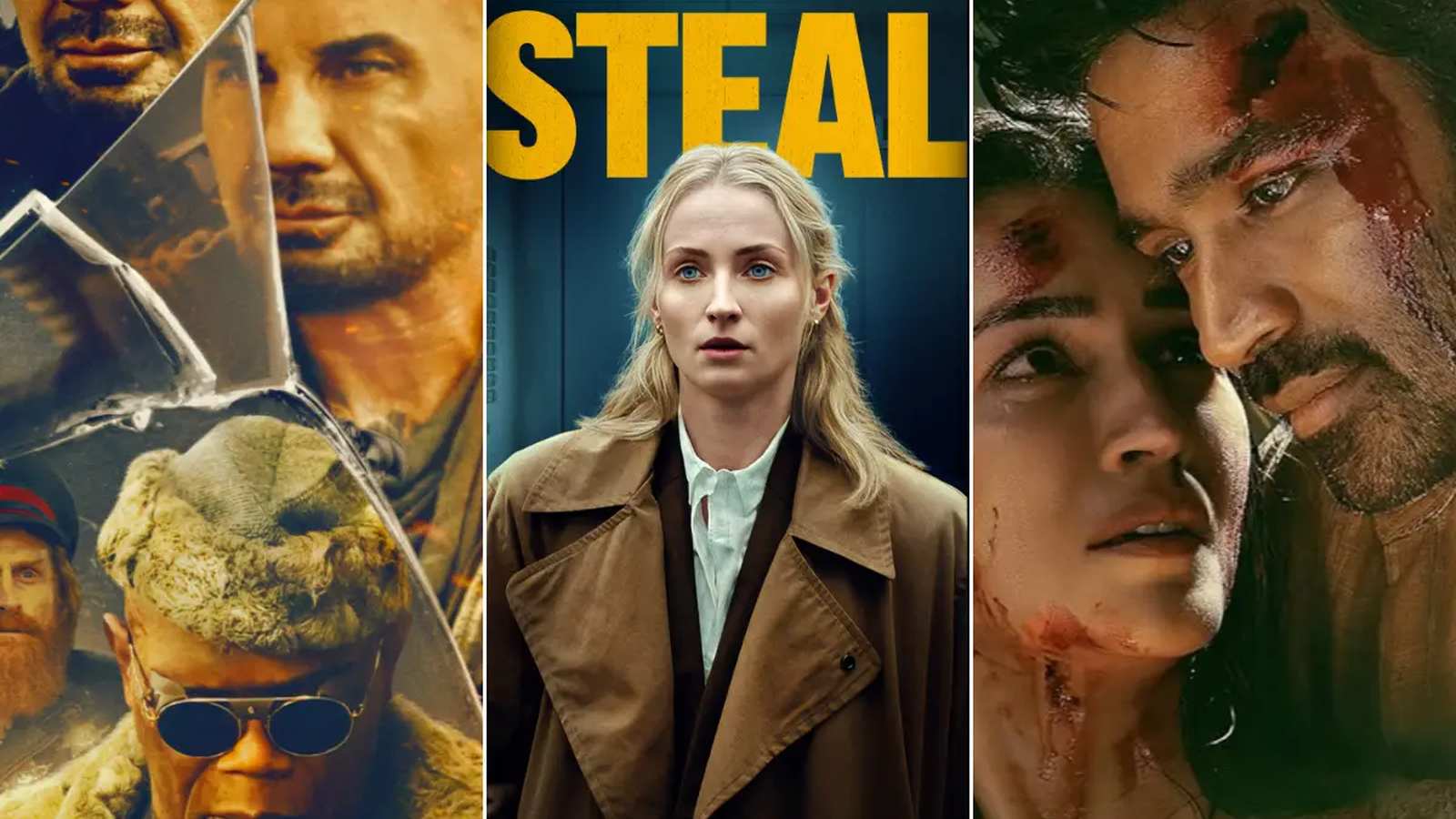 Classic film reel with scattered popcorn