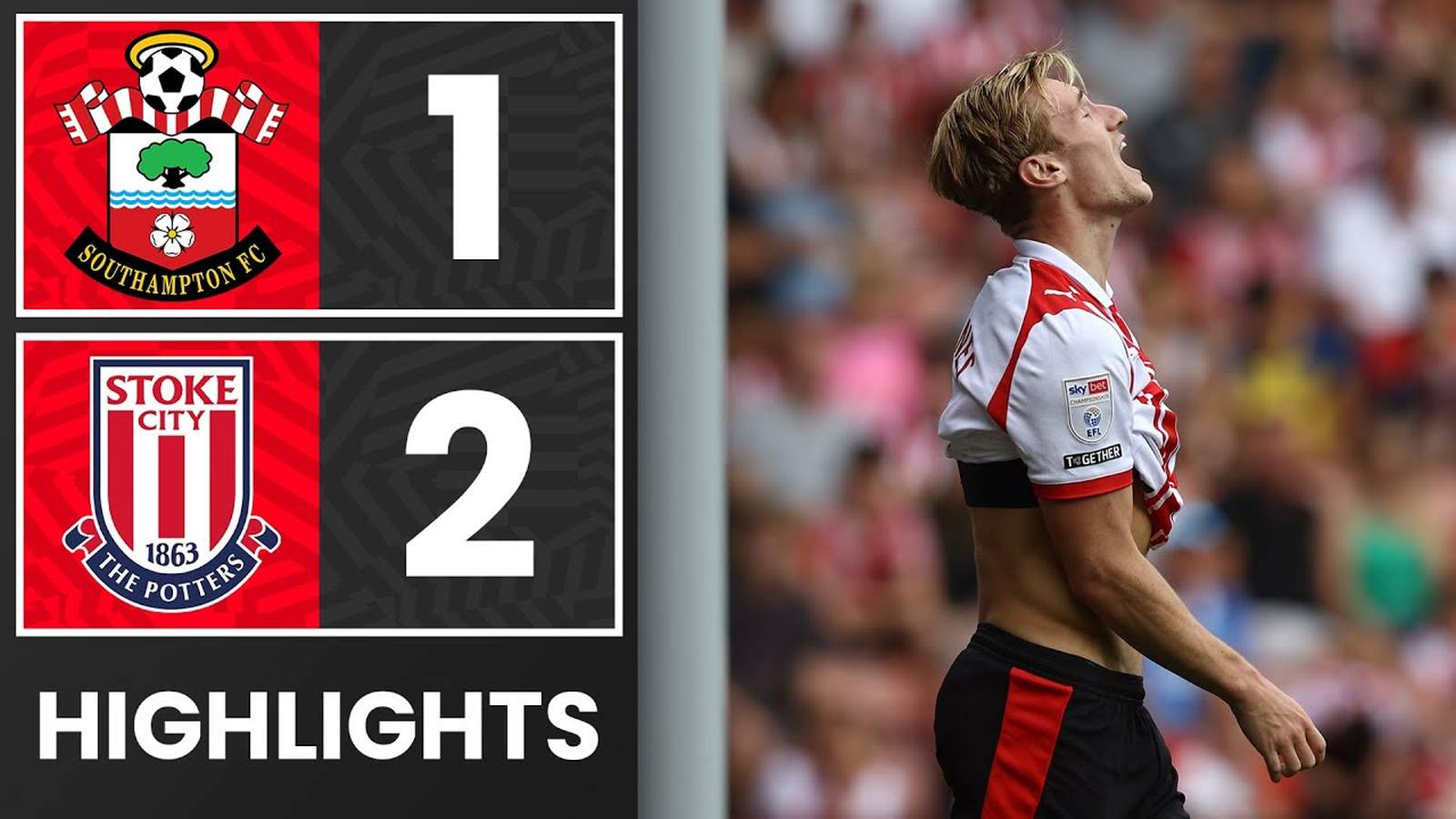 Football players competing for the ball