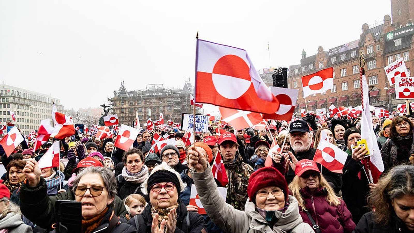 Snowy mountains and icy fjord