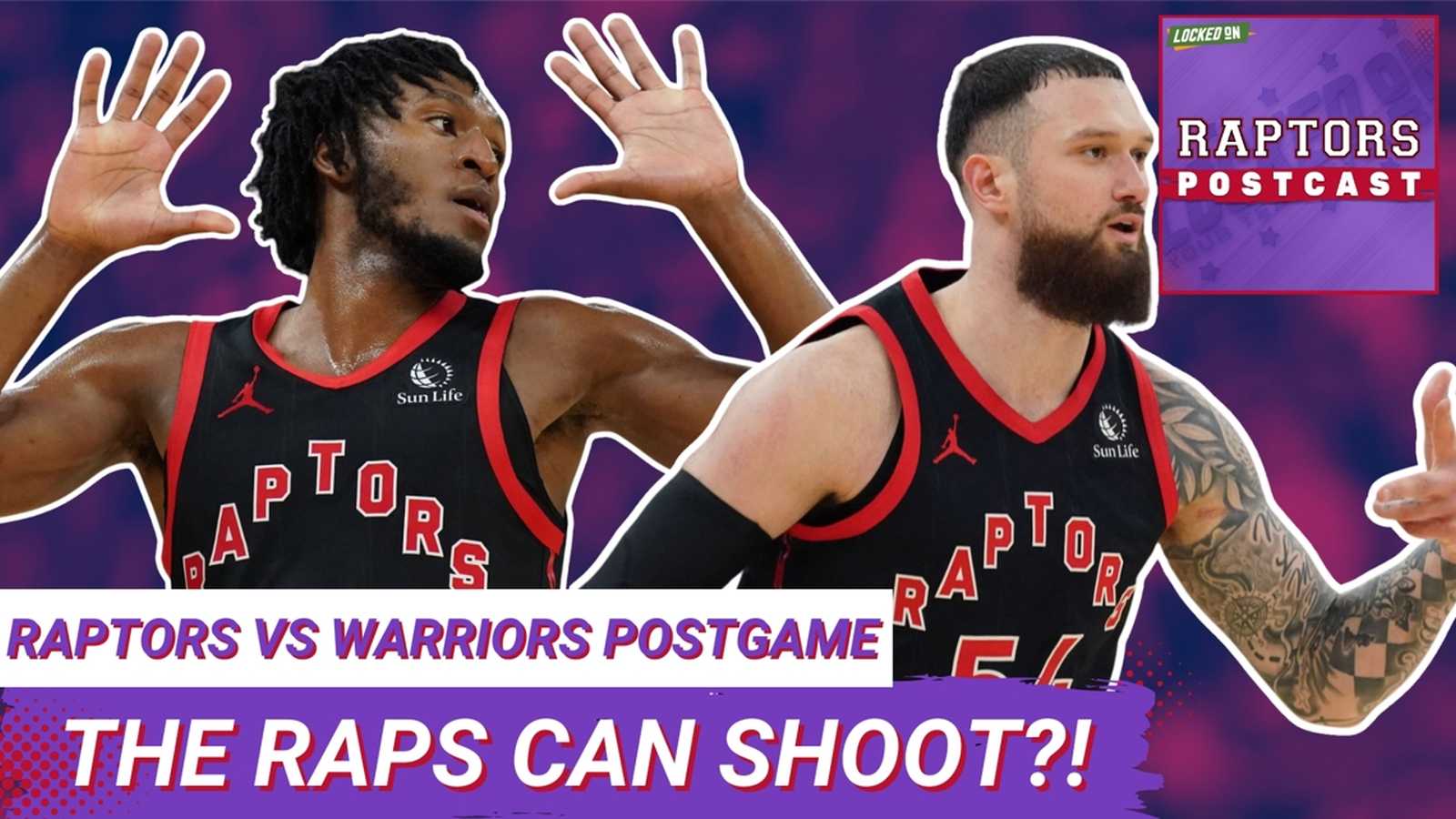 Immanuel Quickley playing basketball for Raptors