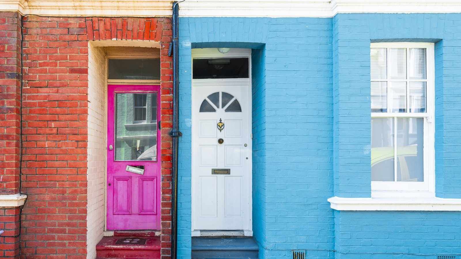 Modern energy-efficient home with new windows