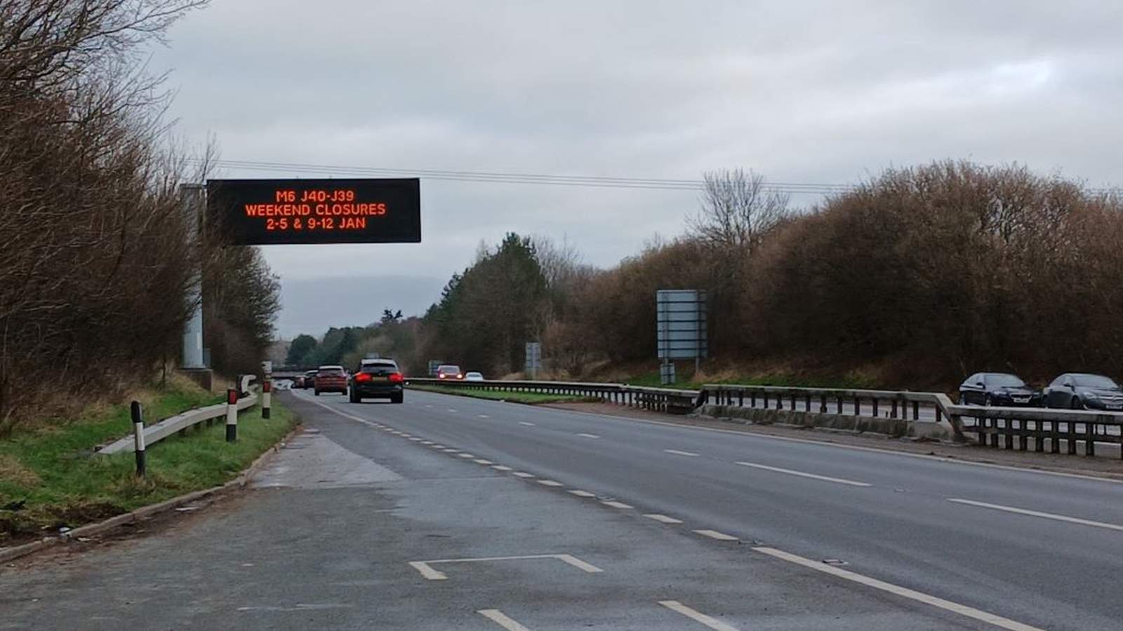 M6 motorway bridge replacement