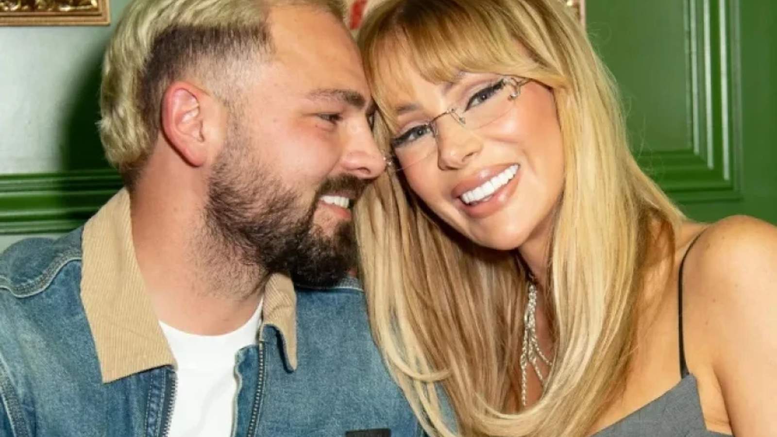 Olivia Attwood posing for Getting Filthy Rich