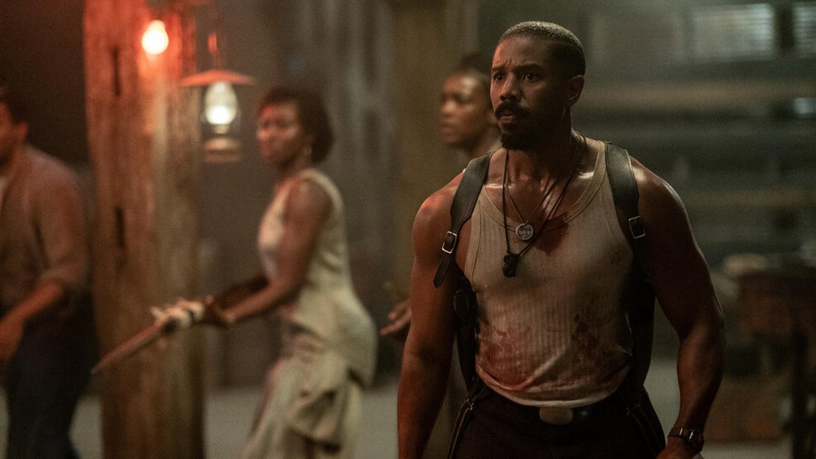 Golden Oscar award statuette on stage