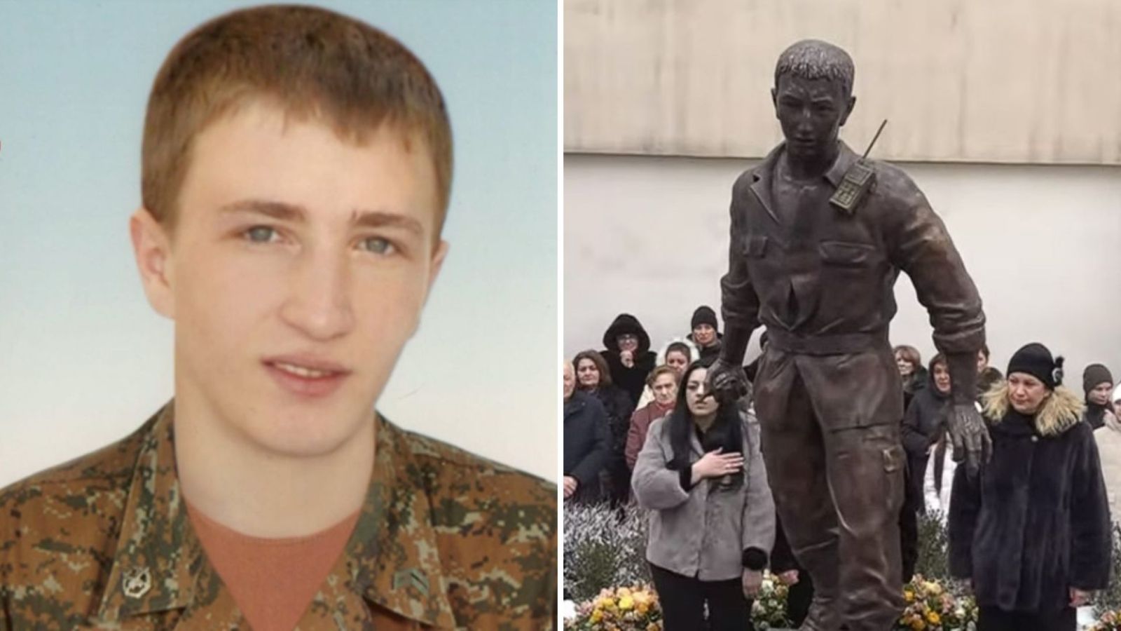 Արցախի հերոս Ռոբերտ Աբաջյանի արձանի բացումը