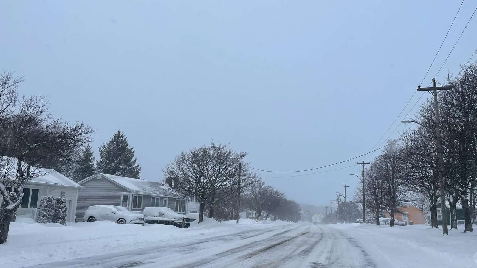 Snowy roads, closed schools