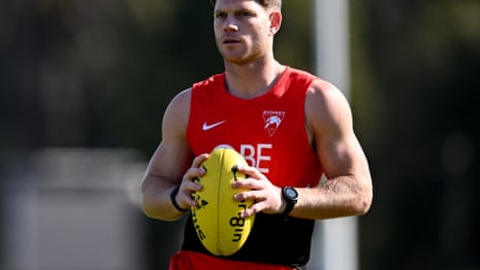 Taylor Adams in Sydney Swans uniform