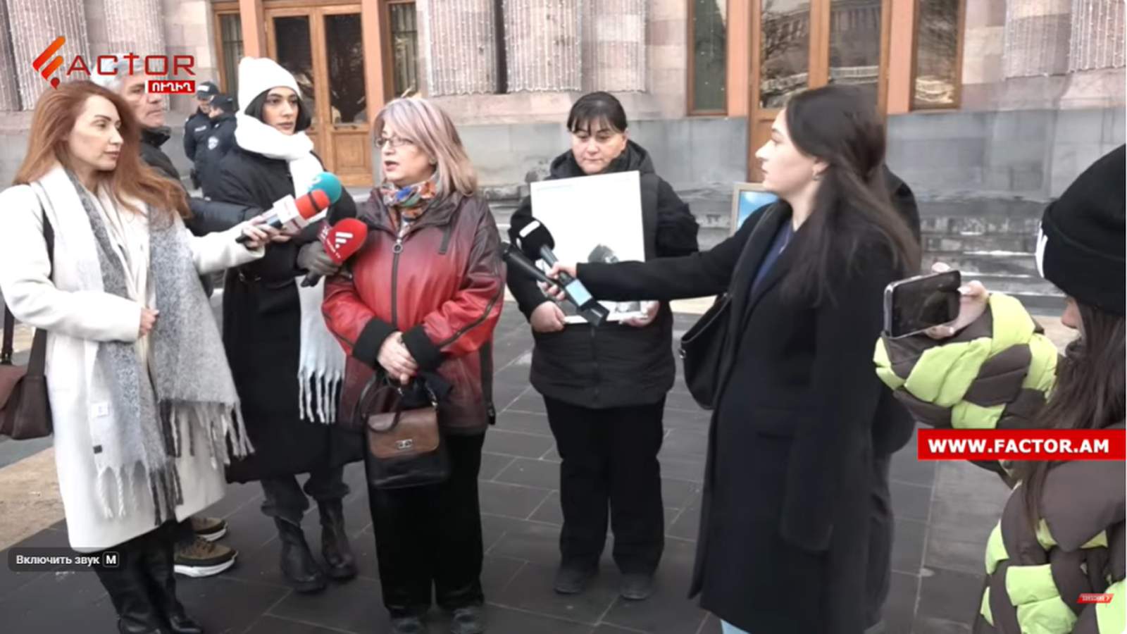 Ալլա Ստեփանյանի բողոքի ակցիան Կառավարության դիմաց