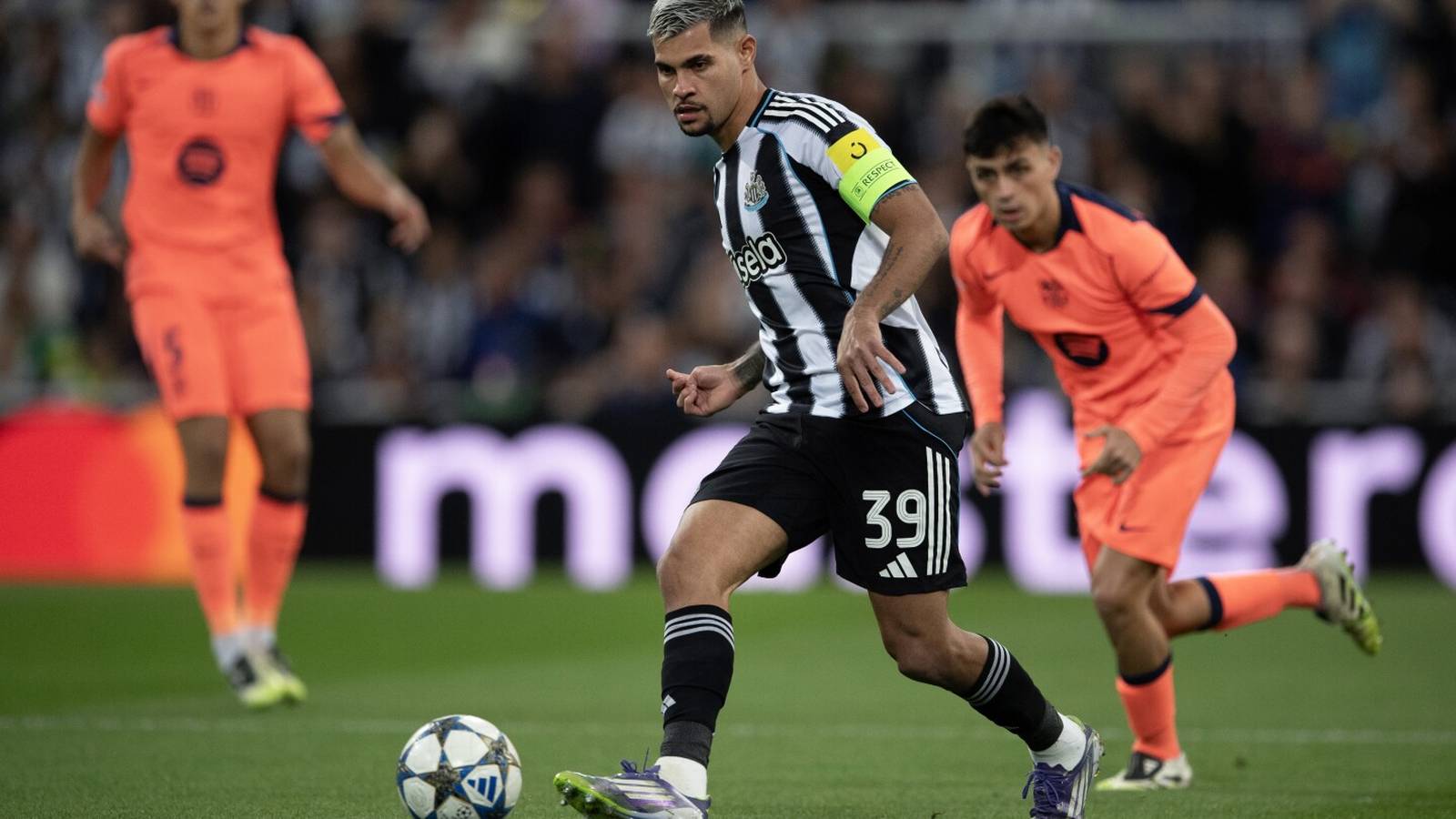 Champions League trophy on display
