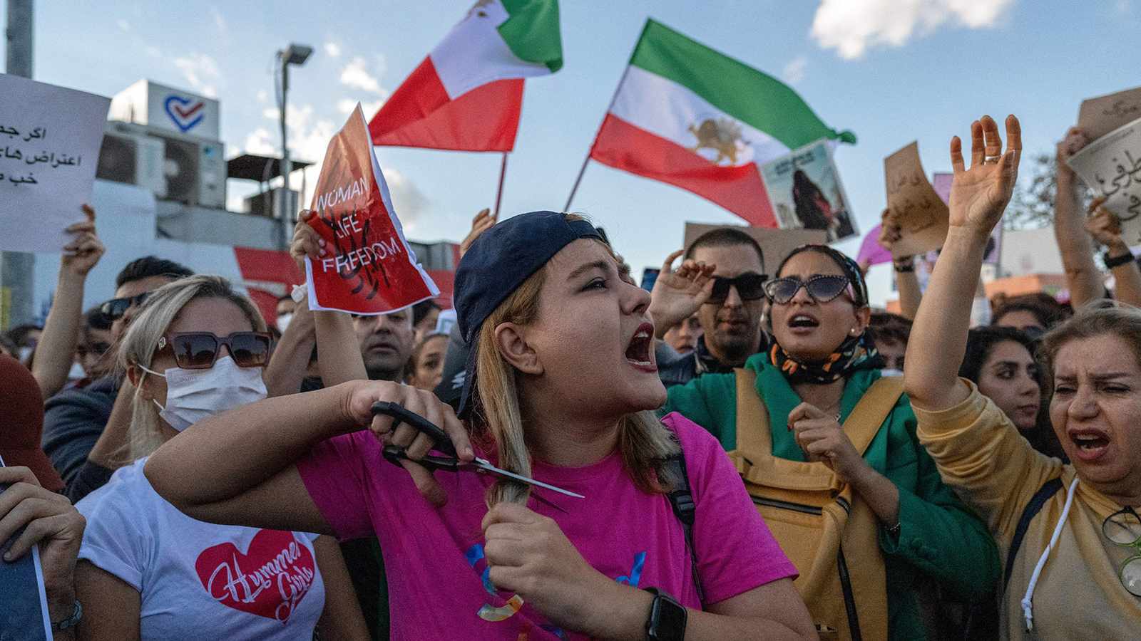 US Navy ships in formation at sea