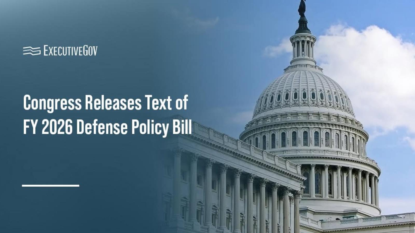 House Committee Unveils Initial FY2026 Defense Bill Text