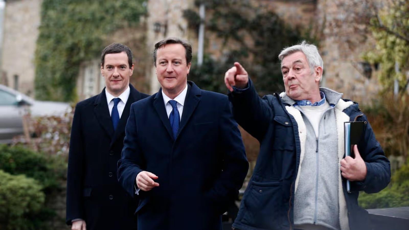 Peter Rose, George Osborne, David Cameron