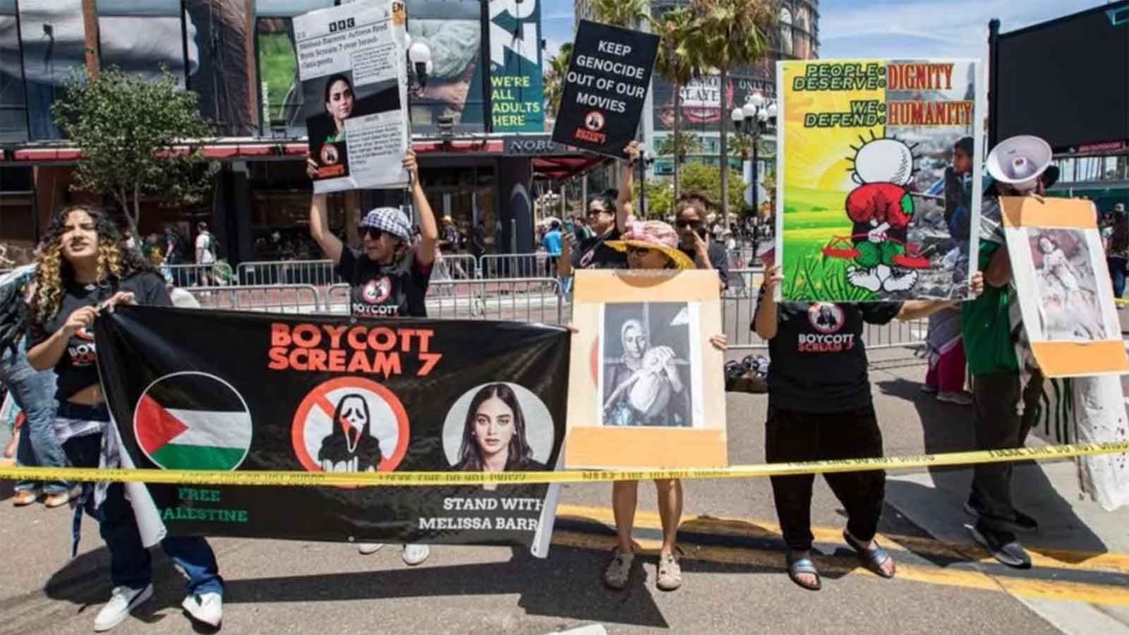 Protests at Scream 7