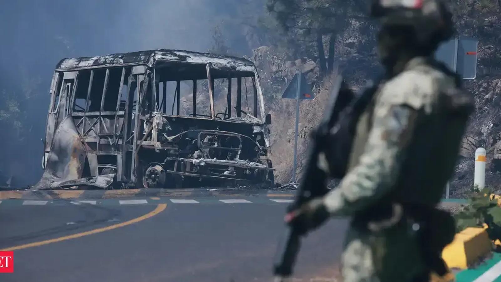 Canadian and Mexican flags side by side