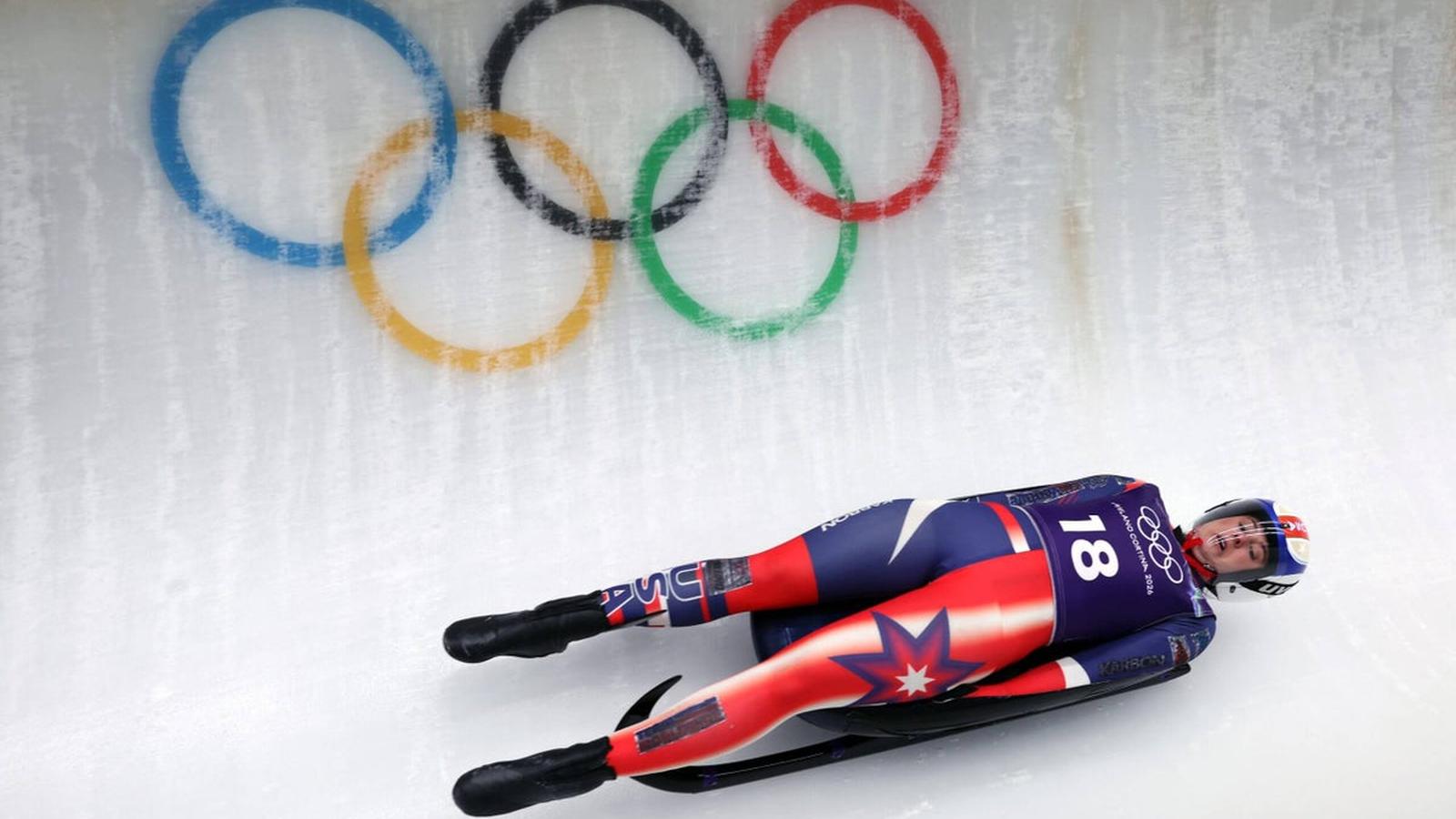 Emily Fischnaller Races in Cortina Olympics After 2018 Neck Injury