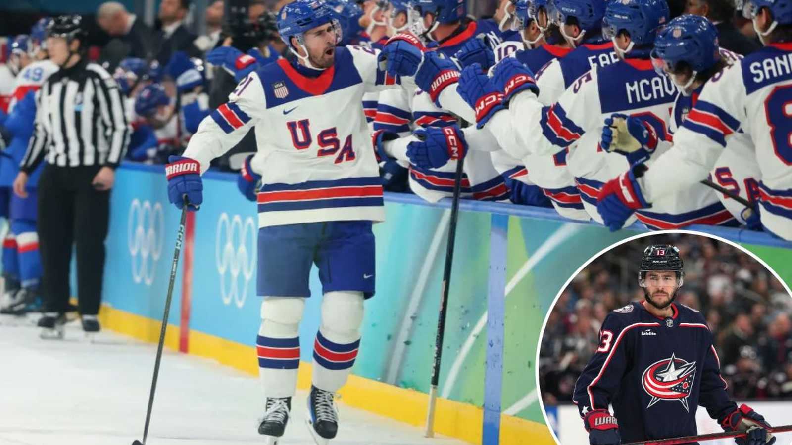 Team USA Honors Johnny Gaudreau After Historic Olympic Gold Win