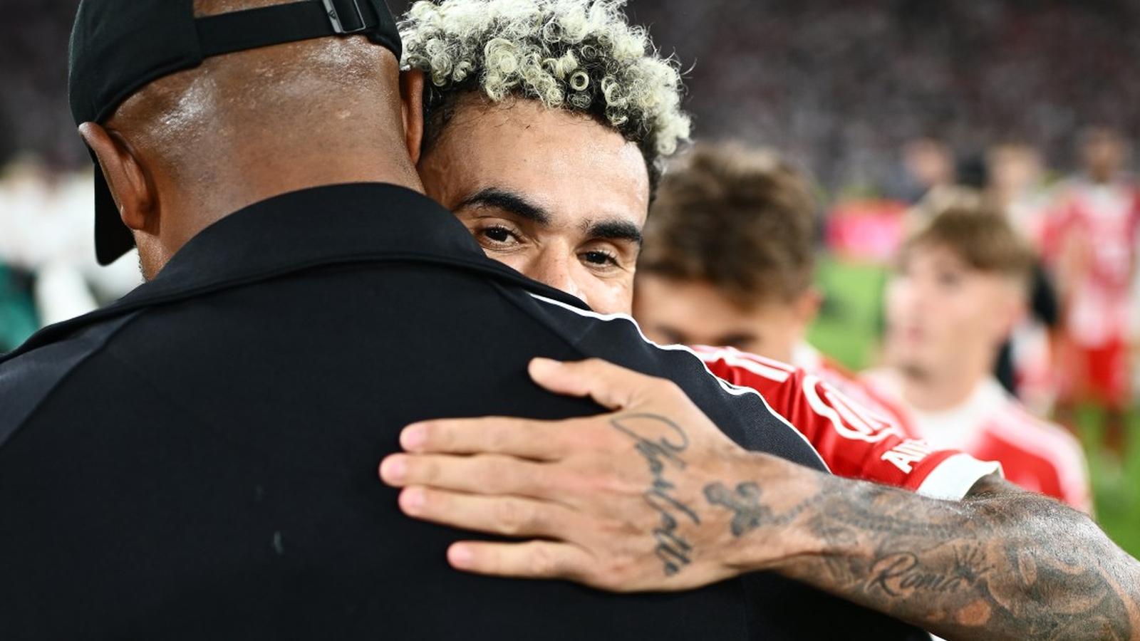 Luis Díaz playing for Bayern Munich