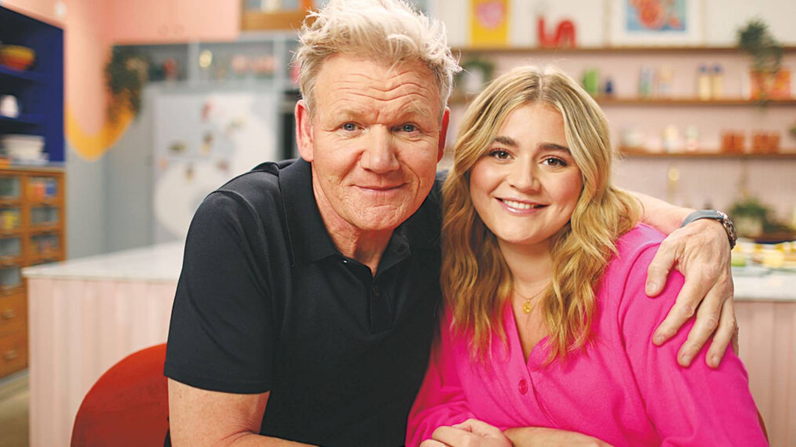 Tilly Ramsay in a kitchen