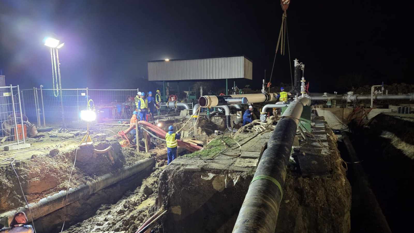 Industrial pipeline terminal facility