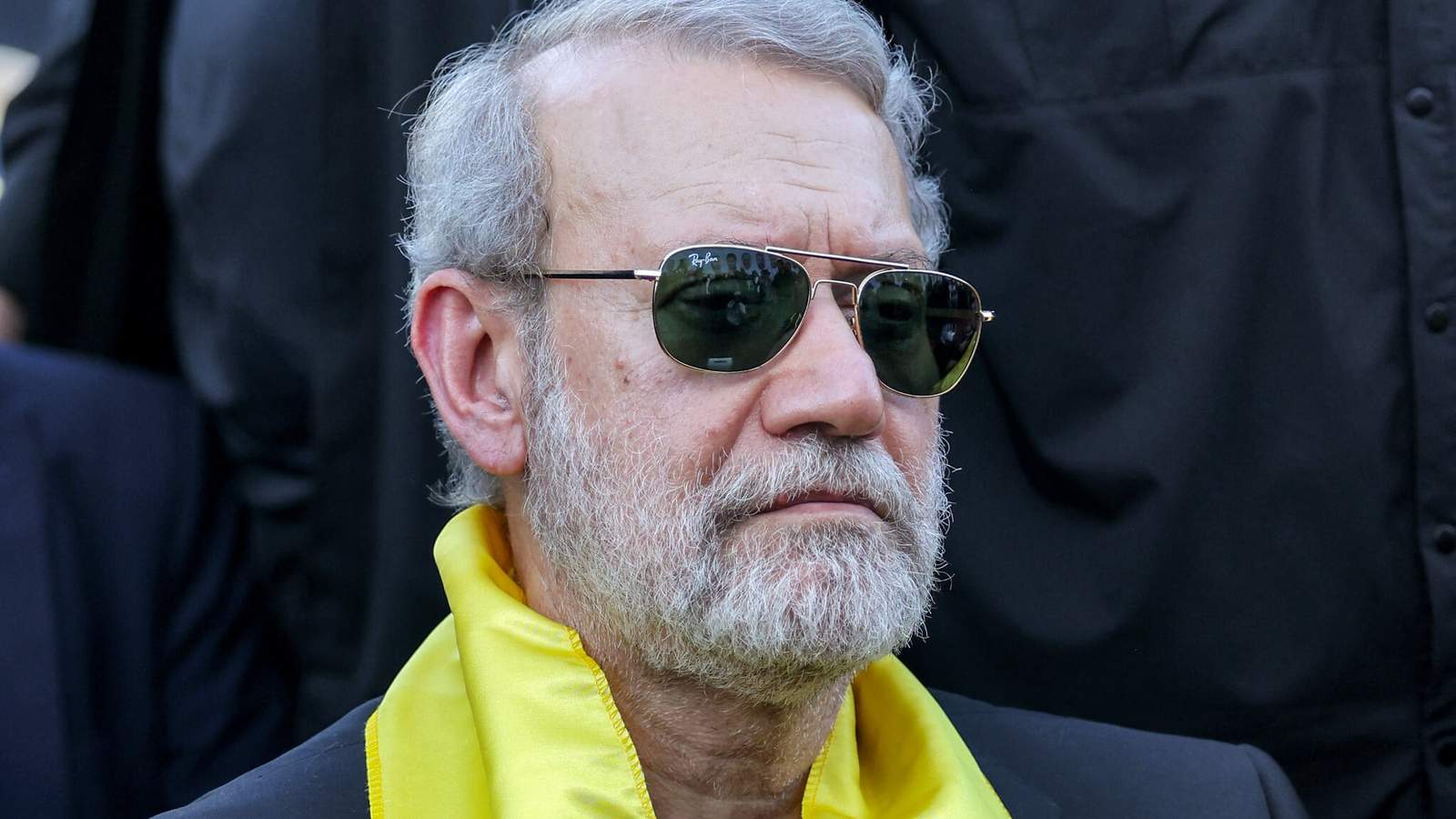 Portrait of Iranian official Ali Larijani