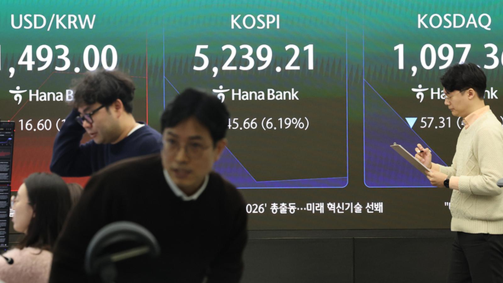 Digital stock market display board